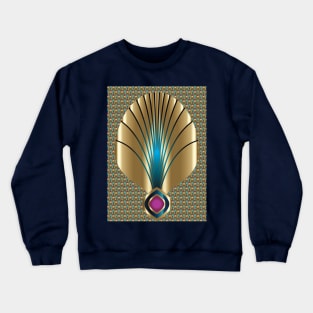 Golden Fan - Curved FAn Crewneck Sweatshirt